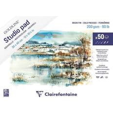 Oro Papeles de acuarela Clairefontaine Goldline studio watercolour pad 50 sheets 200g large size 30 x 40cm