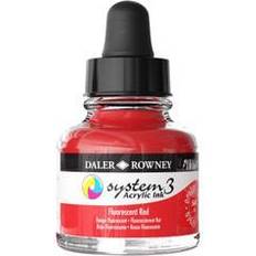 Arts & Crafts Daler-rowney system3 ink 29.5ml fluorescent red