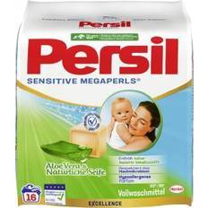Persil Rengøringsmidler Persil Vollwaschmittel Sensitive Megaperls Aloe Vera & Natürliche Seife 1,12kg, 16WL
