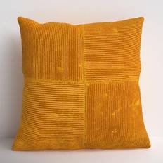 Cotton Cushion Covers & Main Deaton Cushion Cover Yellow (45.72x45.72)