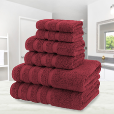 Red Towels American Soft Linen 6 Bath Towel Black, Yellow, Blue, Brown, Gray, Red