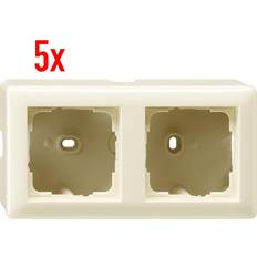 Gira Elektronik- & Tilslutningsbokse Gira Ap Housing 2-Fach Frame Standard 55 Cream White