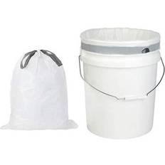 16 gallon trash bags Plasticplace 5 gallon drawstring trash bags