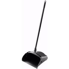 Dust pan with handle Rubbermaid Commercial FG253104BLA Long Handled Dust Pan with Wheels,Blk,PP