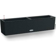 Lechuza Balconera Cottage 80 Komplettset graphitschwarz Krukke