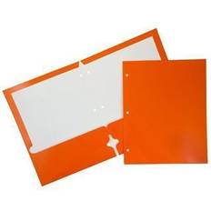 Office Supplies Jam Paper Laminated Glossy 3 Hole Punch Two-Pocket Folders