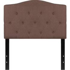 Flash Furniture Cambridge Tufted Upholstered Twin Size Headboard in Camel Fabric Cabecero