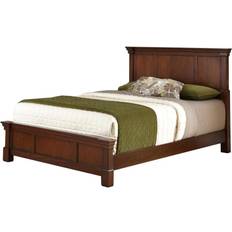 Queen rustic bed frame Homestyles The Aspen Collection Rustic Cherry Queen Bed