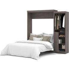 Simple bed frame queen Bestar 25880-47 Nebula 90" Queen Bed Kit Simple Pulls