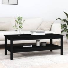 vidaXL Sohvapyötä Musta 110 x 50 x 40 cm