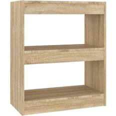 Multifarvet Boghylder vidaXL Rumdeler 60x30x72 cm Sonoma-Eg Bogreol