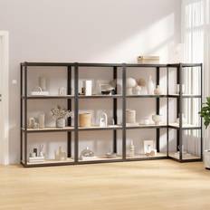 vidaXL 4-Layer Anthracite Shelving System 80x160cm