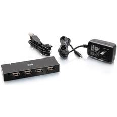 5v 2a C2G 4-Port USB-A Hub with 5V 2A Power Supply