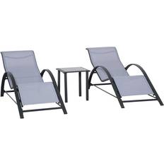 Garden & Outdoor Furniture OutSunny 3 Pieces Lounge