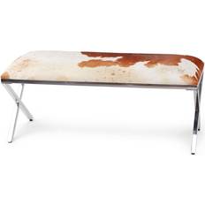 Hide bænk Natures Collection Cow Hide 110x45cm Siddebænk