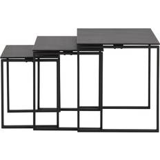 Actona Tamara Black Indskudsbord 50x50cm 3stk