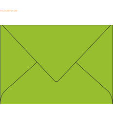 Clairefontaine 5652 C Pack de 20 sobres 16,20 x 22,90 x 0,10 cm, color verde menta 16.20 x 22.90 x 0.10