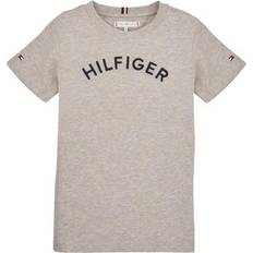 Tommy Hilfiger Arched Logo Jersey T-shirt - Light Grey Heather