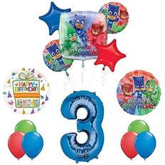 The Ultimate PJ MASKS 3rd Birthday Party Supplies and Balloon decorations