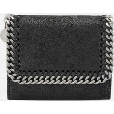 Stella McCartney Elegant Flap Plånbok Med Kedjetrim - Black