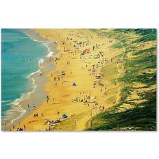 Interior Details Trademark Fine Art 'Life is a Beach' Photographic Print on Framed Art