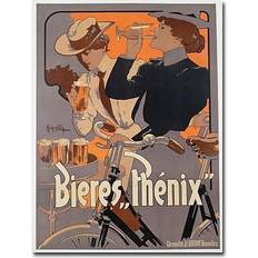 Stone Wall Decorations Trademark Fine Art Adolf Hohenstein 'Phoenix Beer 1899' 35x47 Wall Decor