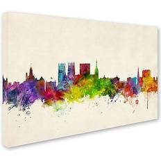 Interior Details Trademark Fine Art 'York England Skyline' Graphic Print on Wall Decor