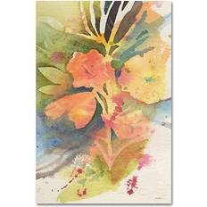 Interior Details Trademark Fine Art 'Sunlight Blossoming' Painting Print on Wrapped Wall Decor