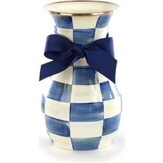 Mackenzie-Childs Check Tall ROYAL Vase