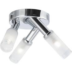 Searchlight Bathrrom 3L Glas/Krom Takplafond