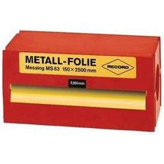 Métal Décorations adhésives Record Metallfolie Stahl Unleg. 150x2500x0,025 1 pcs Film Adhésif