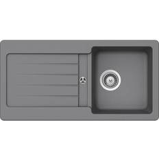 Schock Single Bowl Inset Kitchen Sink 860mm L X 440mm W