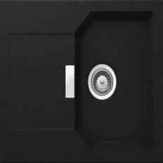 Single Bowl Inset Kitchen Sink Onyx 640mm L X 510mm W