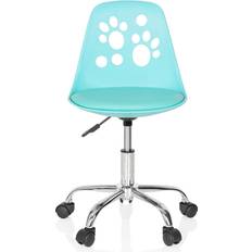 Roulettes Fauteuils Chaise Haute Pivotante Fancy I Turquoise Fauteuil