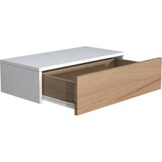 VCM Natbord 15x60x30 cm Naturfarvet Sengebord