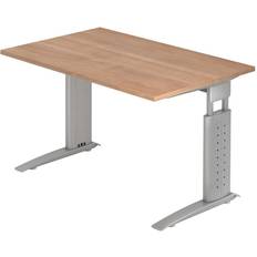 Hammerbacher Schreibtisch Teda H680-860 x B1200 x T800 mm Nussbaumdekor Writing Desk
