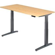 MC Hammerbacher Zit-sta-bureau XBHM Esdoorn 1.800 x 800 x 720 mm