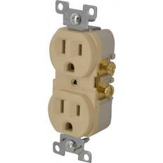 Eaton Power Strips & Extension Cords Eaton Cooper Wiring CR15V Commercial Grade Receptacle- Ivory 15 Amp