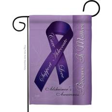 Flags & Accessories Breeze Decor 13 Alzheimer's Awareness Garden Flag