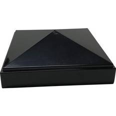 EVI Herrajes 4' x 4' Aluminium Pyramid Post Cap - Black