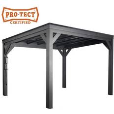 Backyard Discovery Pavilions Backyard Discovery Stonebridge 12 All Metal Steel Gazebo with Slant