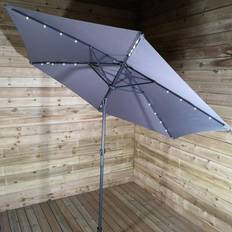 Samuel Alexander Hållbart Parasoll Med LED Och Justerbart Stativ