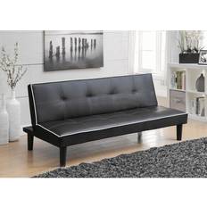 4 Seater - Sofa Beds Sofas Coaster Katrina Black Sofa 67" 4 Seater