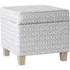 HomePop Classics Square Pouffe