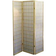 Brown Room Dividers Ore International r531 3-panel Room Divider