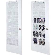 Branded Over Door Organizer, 24 Pockets Shoe Rack