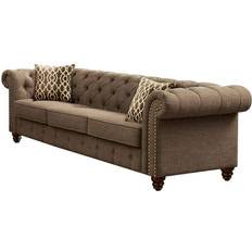 Acme Furniture Aurelia Linen Sofa 3 Seater
