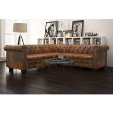 Corner sofa 5 seater vidaXL Chesterfield Corner 5-Seater Sofa