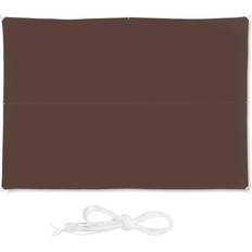 Tendalini a Vela Relaxdays Tenda A Vela Rettangolare Idrorepellente Anti UV 3x4 m Marrone