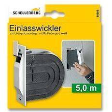 Hvid Rørmotor Schellenberg Belt Winder for Roller Shutters 5 m White Grey